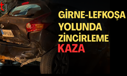 📍 Girne - Lefkoşa Anayolu’nda Zincirleme Trafik Kazası