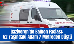 Gaziveren’de Apartman Balkonu Kazası