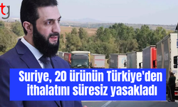 Suriye, 20 ürünün Türkiye'den ithalatını süresiz yasakladı