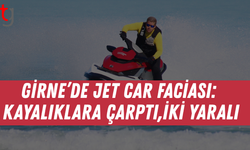 Girne’de Jet Car Kazası: İki Kişi Yaralandı
