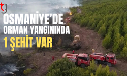 Osmaniye'de yangına müdahale eden arazöz devrildi
