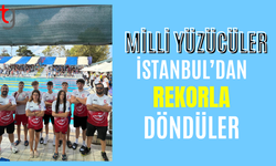 Milli Yüzücüler İstanbul’da Fırtına Gibi Esti
