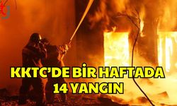 KKTC’de Bir Haftada 14 Yangın