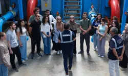 Geleceğin hekimleri SASKİ tesislerinde su ve atık su süreçlerini gözlemledi