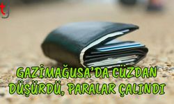 Gazimağusa’da Cüzdan Düşürdü, Paralar Çalındı