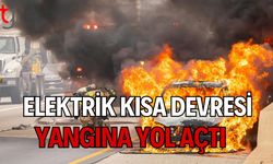 Elektrik Kısa Devresi Yangına Yol Açtı