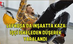 Lefkoşa’da İnşaatta Kaza: İşçi İskeleden Düşerek Yaralandı