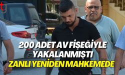 200 Adet av fişeğiyle yakalanmıştı: Zanlı yeniden mahkemede
