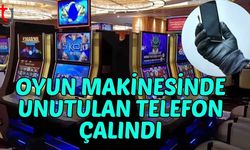 Oyun Makinesinde Unutulan Telefon Çalındı