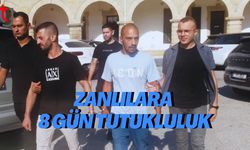 Zanlılara 8 Gün Tutukluluk