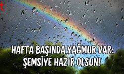 Hafta Başında Yağmur Var: Şemsiye Hazır Olsun!