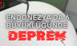 Endonezya'da 6 büyüklüğünde deprem