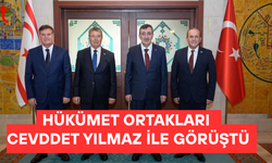 HÜKÜMET ORTAKLARI CEVDDET YILMAZ İLE GÖRÜŞTÜ