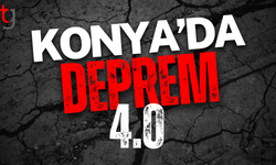 Konya'da 4 büyüklüğünde deprem