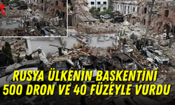 Rusya ülkenin başkentini 500 dron ve 40 füzeyle vurdu