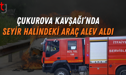Lefkoşa-Gazimağusa Anayolu’nda Araç Yangını