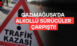 Gazimağusa’da Alkollü Sürücüler Çarpıştı!