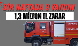22-28 Eylül 2025 İtfaiye Raporu: 9 Yangın, 30 Hususi Servis Olayı
