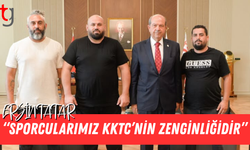 CUMHURBAŞKANI TATAR, MESARYA SPOR KULÜBÜ’NÜ KABUL ETTİ