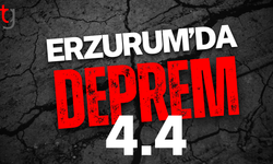Erzurum'da 4,4 büyüklüğünde deprem