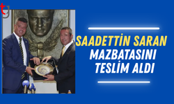 Saadettin Saran mazbatasını teslim aldı