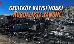 Geçitköy Batısı’ndaki Hurdalıkta Yangın