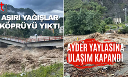 Rize'de sel ve heyelanla mücadele