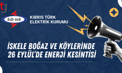26 Eylül Cuma İskele Bölgesi Elektrik Kesintisi