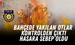 Alsancak’ta Kuru Ot Yakma Yangına Sebep Oldu