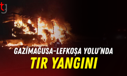 Mutluyaka Kavşağı’nda Tır Yangını: Araç Kısmen Hasar Gördü