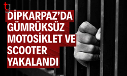 Dipkarpaz’da gümrüksüz motosiklet ve scooter yakalandı