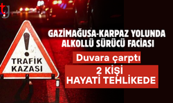 Gazimağusa-Karpaz Yolunda Alkollü Sürücü Faciası: 2 Kişi Yoğun Bakımda