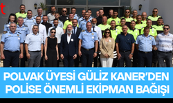 Polis Teşkilatına Kaner Ailesinden Anlamlı Bağış
