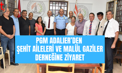 Pgm Adalıer’den Şehit Aileleri ve Malül Gaziler Derneğine Ziyaret