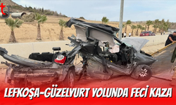 Lefkoşa-Güzelyurt Yolunda Feci Kaza