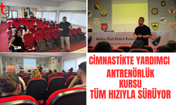 Cimnastikte yardımcı antrenörlük kursu sürüyor