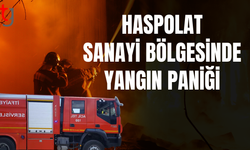 Haspolat Sanayi Bölgesinde Yangın: Maddi Hasar Meydana Geldi