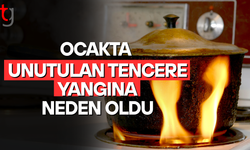 Ocakta Unutulan Tencere Yangına Neden Oldu