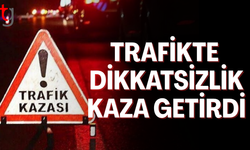 AYNI GÜN İKİ AYRI KAZA: TEHLİKELİ SOLLAMA VE YAYAYA ÇARPIŞ