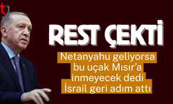 Netahyahu krizi! Cumhurbaşkanı Erdoğan uçağı Mısır'a indirtmedi