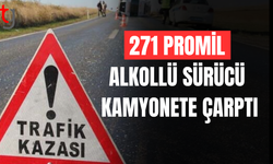 Lapta’da Alkollü Sürücü Kaza Yaptı
