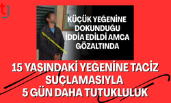 Yeğenine c*nsel istismar suçundan tutuklu H.A. yeniden mahkemede