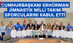 Cumhurbaşkanı Erhürman, Jimnastik Milli Takım Sporcularını Kabul Etti