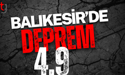 Balıkesir'de 4.9 büyüklüğünde bir deprem daha