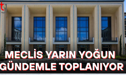 Meclis Yarın Yasama ve Denetim Gündemiyle Toplanacak