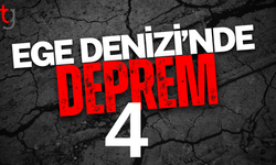 Ege Denizi'nde 4 büyüklüğünde deprem