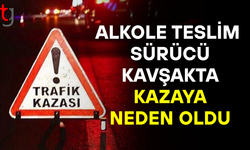 Alkollü sürücünün dikkatsizliği otobüsle çarpışmaya yol açtı