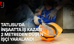 Tatlısu’da İnşaat İşçisi 2 Metreden Düşerek Yaralandı