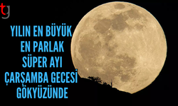 Yılın en büyük ve en parlak süper ayı çarşamba günü gözlemlenecek