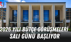 2026 yılı bütçe görüşmeleri salı günü başlıyor